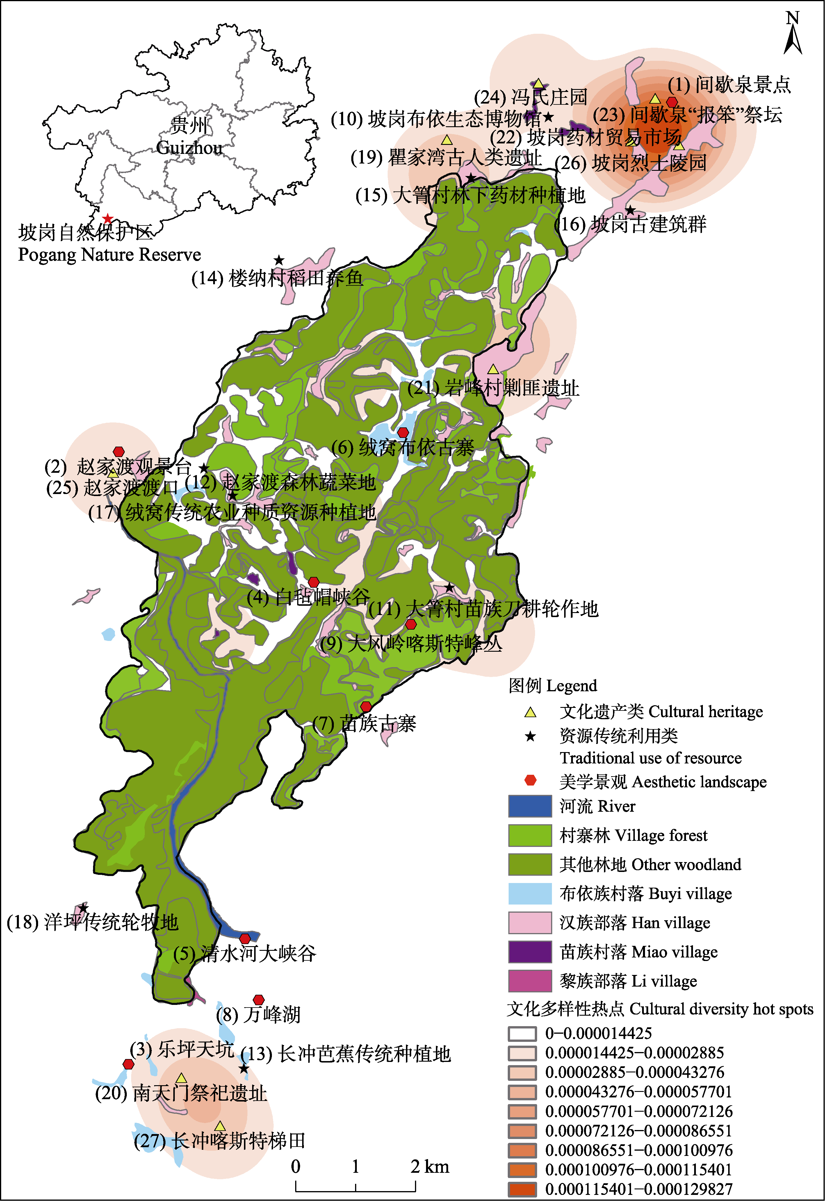Coupling And Co Evolution Of Biological And Cultural Diversity In The Karst Area Of Southwest China A Case Study Of Pogang Nature Reserve In Guizhou